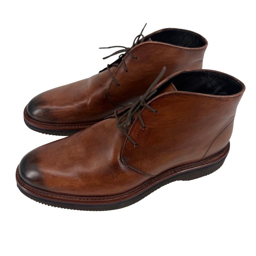Johnston & Murphy Jensen Chukka Boots Leather Mens 8.5 Heritage Classic Preppy